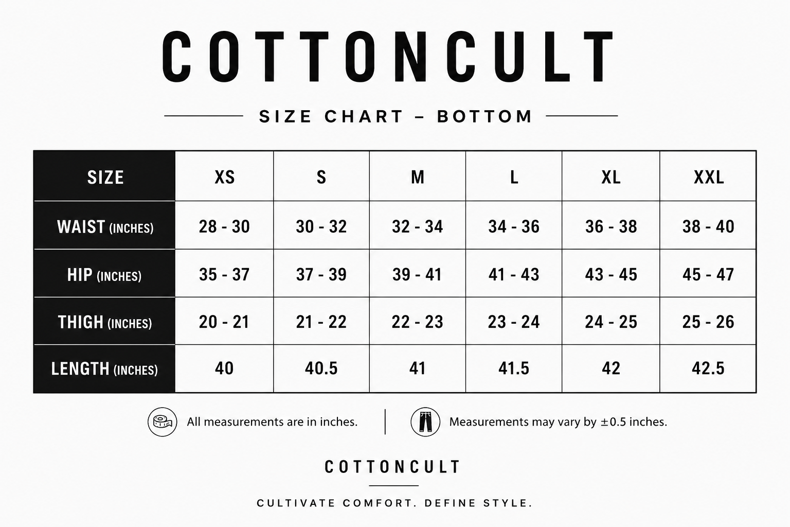 COTTONCULT WIDE LEG LOWER